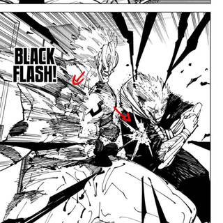 Yuji Black Flash wallpaper