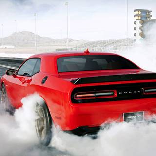 Dodge burnout wallpaper
