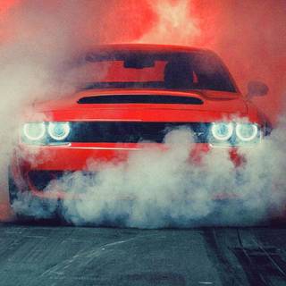 Dodge burnout wallpaper