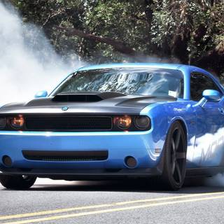 Dodge burnout wallpaper