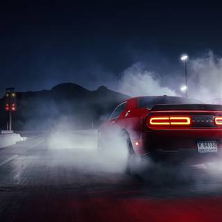 Dodge burnout wallpaper