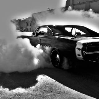 Dodge burnout wallpaper