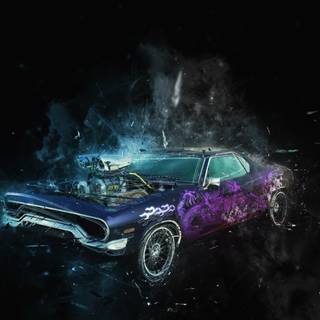 Dodge burnout wallpaper