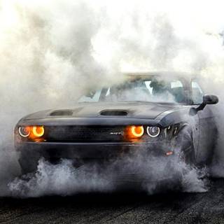 Dodge burnout wallpaper