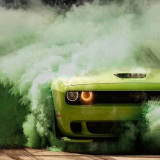 Dodge burnout wallpaper