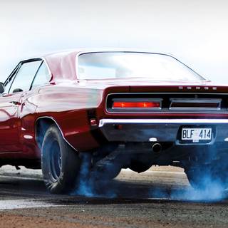 Dodge burnout wallpaper