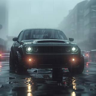 Dodge burnout wallpaper
