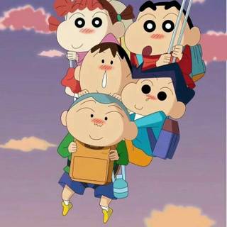Shinchan and his friends wallpaper