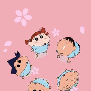 Shinchan and his friends wallpaper