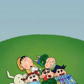 Shinchan and his friends wallpaper