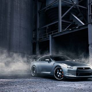 GTR smoke wallpaper