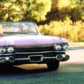 Cadillac Eldorado pink wallpaper