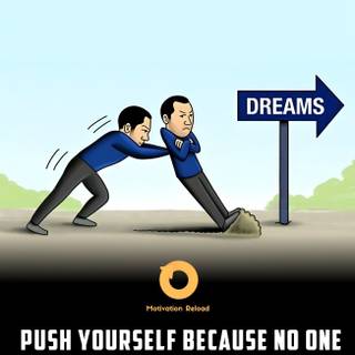 Push yourself no one else is going to do it for you wallpaper