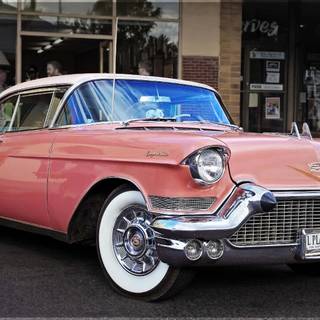 Cadillac Eldorado pink wallpaper