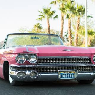 Cadillac Eldorado pink wallpaper