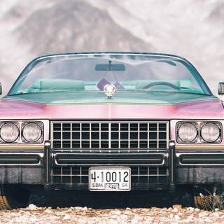 Cadillac Eldorado pink wallpaper