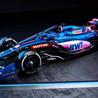 Neon F1 car wallpaper