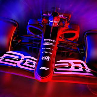 Neon F1 car wallpaper