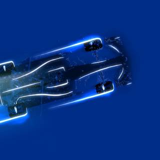 Neon F1 car wallpaper