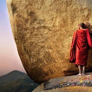 Buddha monk wallpaper