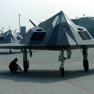 Stealth aircraft wallpaper