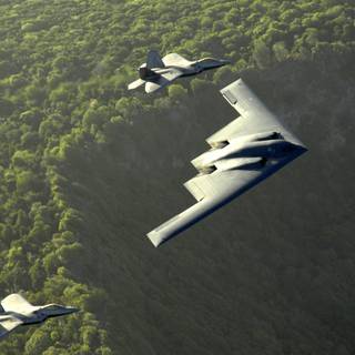 Stealth aircraft wallpaper