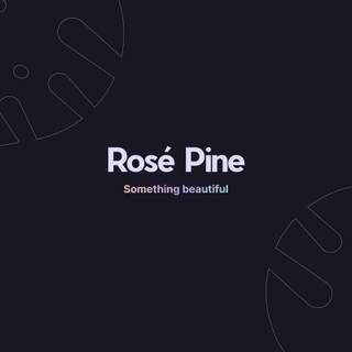 Rose Pine wallpaper