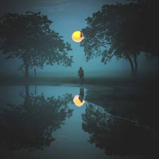 Evening time wallpaper