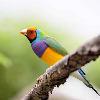 Gouldian finch wallpaper
