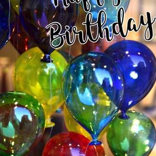 Balloon of wishes wallpaper