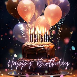 Balloon of wishes wallpaper