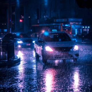 Cars night 4k wallpaper