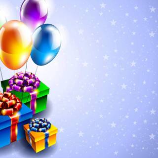 Balloon of wishes wallpaper