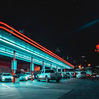 Cars night 4k wallpaper