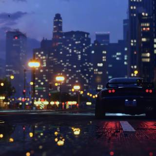 Cars night 4k wallpaper