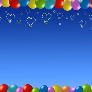 Balloon of wishes wallpaper
