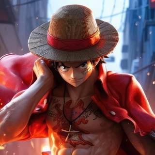 Monkey D Luffy 4k PC wallpaper