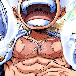 Monkey D. Luffy Gear 5 4k wallpaper