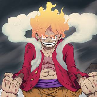 Monkey D. Luffy Gear 5 4k wallpaper