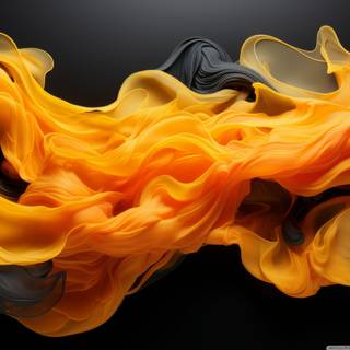 4k yellow abstract wallpaper