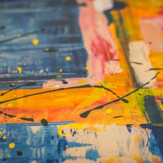 4k yellow abstract wallpaper