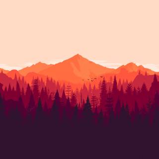 Red mountains 4k wallpaper