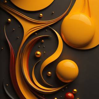 4k iPhone orange wallpaper