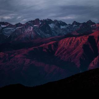 Red mountains 4k wallpaper