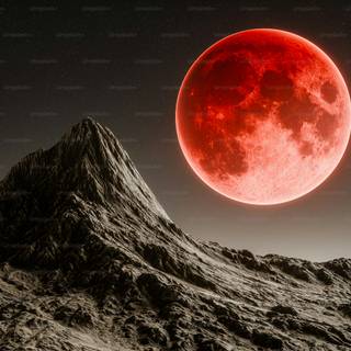 Red mountains 4k wallpaper