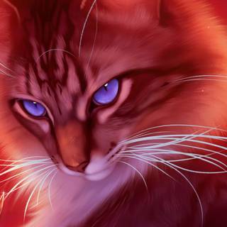 Cat art 4k wallpaper