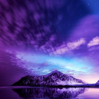 Purple and blue phone wallpaper