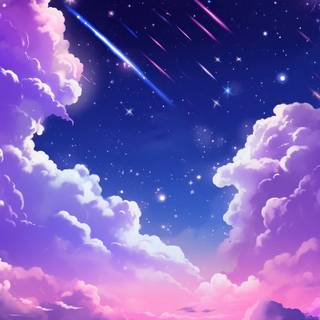 Purple and blue phone wallpaper