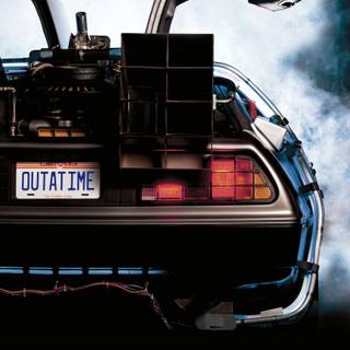 Delorean iPhone wallpaper