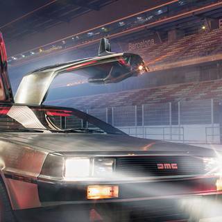 Delorean iPhone wallpaper